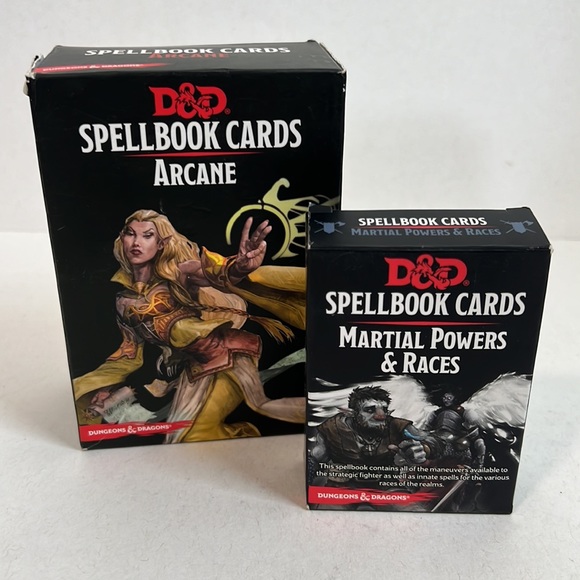 Dungeons &amp; Dragons | Games | Dungeons Dragons Spellbook Cards Arcane ...